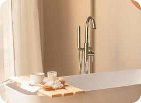 Fugenlos & hygienisch – keine Schmutz- oder Schimmelbildung.